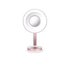 BaByliss LED Beauty Mirror specchietto per trucco Libera installazione Rotondo Rosa