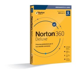 NortonLifeLock Norton 360 Deluxe 2020 Sicurezza antivirus Full 5 licenza/e 1 anno/i