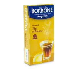 Caffè Borbone Capsule per Nespresso Tè al gusto di limone Capsule di tè 10 pz