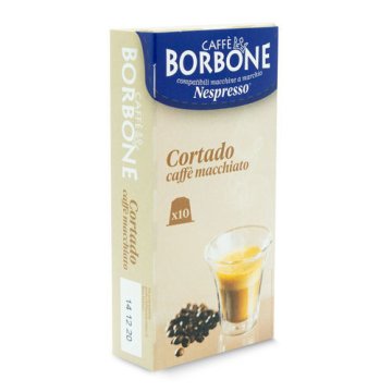 Caffè Borbone Capsule per Nespresso Cortado Capsule caffè 10 pz