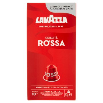 Lavazza Capsule Compatibili Nespresso Qualità Rossa, 10 Capsule