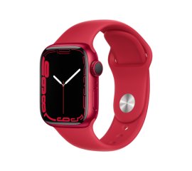 Apple Watch Series 7 GPS, 41mm (PRODUCT)RED Cassa in Alluminio con Sport Band (PRODUCT)RED