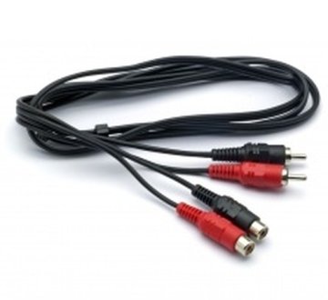 G&BL EL15PF cavo audio 1,5 m 2 x RCA Nero, Rosso
