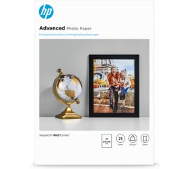 HP Carta fotografica lucida Advanced Photo Paper-25 fogli/A4/210 x 297 mm