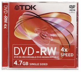 TDK DVD-RW47NEC DVD vergine 4,7 GB DVD-RW 1 pz