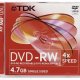 TDK DVD-RW47NEC DVD vergine 4,7 GB DVD-RW 1 pz 2