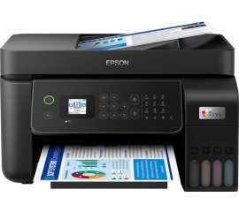 Epson EcoTank ET-4800 stampante multifunzione inkjet 4-in-1 A4, serbatoi ricaricabili alta capacità, 5 flaconi inclusi pari a 14000pag B/N 5200pag colore, Wi-FI Direct, USB