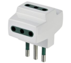 Vimar 0A00320B adattatore per presa di corrente Tipo L (IT) Bianco