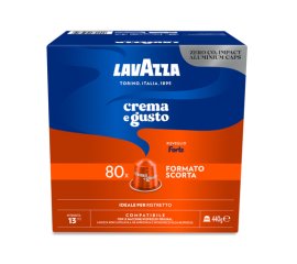 Lavazza Capsule Compatibili Nespresso Crema e Gusto Forte, 80 Capsule