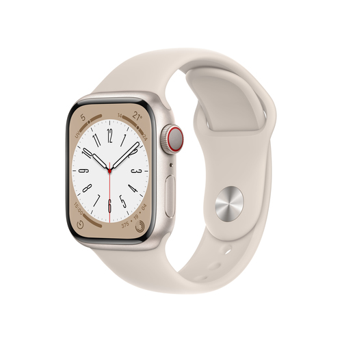 Apple Watch Series 8 GPS + Cellular 41mm Cassa in Alluminio color Galassia con Cinturino Sport Band Galassia - Regular e' ora in vendita su Radionovelli.it!
