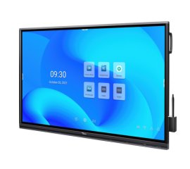 Optoma 5752RK visualizzatore di messaggi Pannello piatto interattivo 190,5 cm (75") LCD 400 cd/m² 4K Ultra HD Nero Touch screen Processore integrato Android 9