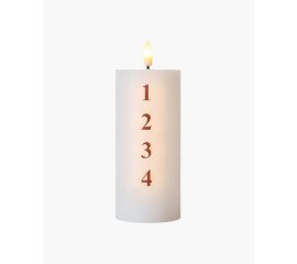 Sirius Home 80706 candela elettrica LED Rosso, Bianco
