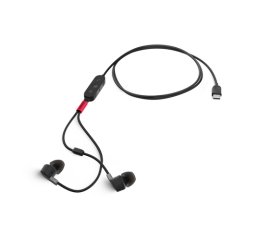 Lenovo 4XD1C99220 cuffia e auricolare Cablato In-ear Musica/Giornaliera USB tipo-C Nero