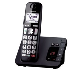 Panasonic KX-TGE260JTB telefono Telefono DECT Identificatore di chiamata Nero