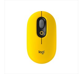Logitech POP Mouse Wireless con Emoji personalizzabili, Tecnologia SilentTouch, Precisione e Velocità, Design Compatto, Bluetooth, USB, Multidispositivo, Compatibile OS - Blast