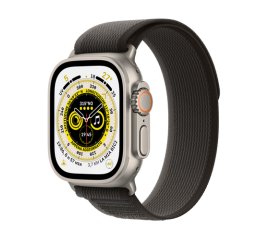 Apple Watch Ultra GPS + Cellular, 49mm Cassa in Titanio con Cinturino Trail Loop Nero/Grigio - M/L
