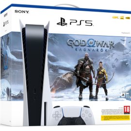 Sony PlayStation 5 Standard + God of War Ragnarök 825 GB Wi-Fi Nero, Bianco e' ora in vendita su Radionovelli.it!