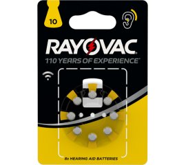 Rayovac Batteria per apparecchi acustici Size 10 Blister 8, PR70