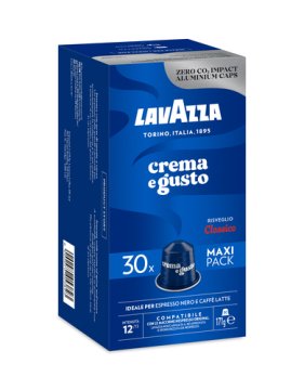Lavazza Capsule Compatibili Nespresso Crema e Gusto, 30 Capsule