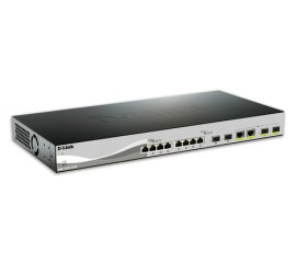 D-Link DXS-1210-12TC switch di rete Gestito L2 10G Ethernet (100/1000/10000) 1U Nero, Argento