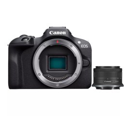 Canon EOS R100 + RF-S 18-45mm F4.5-6.3 IS STM Kit MILC 24,1 MP CMOS 6000 x 4000 Pixel Nero