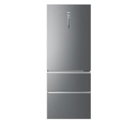 Haier 3D 70 Serie 3 HTOPMNE7193 frigorifero con congelatore Libera installazione 450 L E Platino, Stainless steel