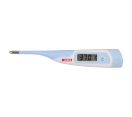 GIMA 25556 termometro digitale per corpo Termometro a contatto Blu, Bianco Orale, Rettale, Ascellare Pulsanti