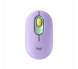 Logitech POP Mouse Wireless con Emoji personalizzabili, Tecnologia SilentTouch, Precisione e Velocità, Design Compatto, Bluetooth, USB, Multidispositivo, Compatibile OS - Daydream