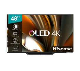 Hisense TV OLED Ultra HD 4K 48” 48A87H Smart TV, Wifi, HDR Dolby Vision, OLED Colour, Perfect Black, Game Mode PRO 120Hz, Dolby Atmos, Stand Ruotabile