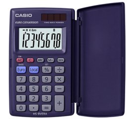 Casio HS-8VERA calcolatrice Tasca Calcolatrice finanziaria Blu