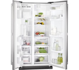AEG S56090XNS0 frigorifero side-by-side Libera installazione 531 L Grigio, Acciaio inossidabile