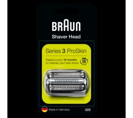 Braun Series 3 32S Testina Di Ricambio Per Rasoio Elettrico Barba - Argento - Compatibile Con I Rasoi ProSkin
