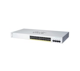 Cisco CBS220-24FP-4G Gestito L2 Gigabit Ethernet (10/100/1000) Supporto Power over Ethernet (PoE) Bianco