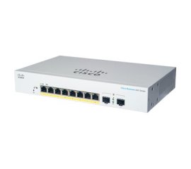 Cisco CBS220-8P-E-2G-EU switch di rete Gestito L2 Gigabit Ethernet (10/100/1000) Supporto Power over Ethernet (PoE) Bianco