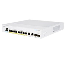 Cisco CBS350-8FP-E-2G-EU switch di rete Gestito L2/L3 Gigabit Ethernet (10/100/1000) Argento