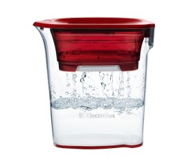 Electrolux EWFSJ3 Filtraggio acqua Caraffa filtrante 1,6 L Rosso, Trasparente