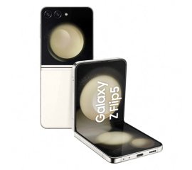 Samsung Galaxy Z Flip5 Smartphone AI RAM 8GB Display 3,4" Super AMOLED/6,7" Dynamic AMOLED 2X Cream 256GB
