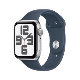 Apple Watch SE GPS Cassa 44mm in Alluminio Argento con Cinturino Sport Blu Tempesta - M/L e' ora in vendita su Radionovelli.it!