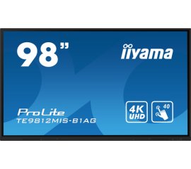 iiyama PROLITE Pannello A digitale 2,49 m (98") LED Wi-Fi 400 cd/m² 4K Ultra HD Nero Touch screen Processore integrato Android 24/7