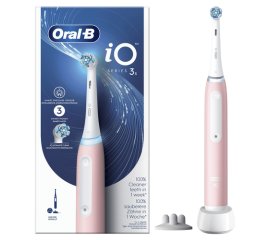 Oral-B iO 8006540730843 spazzolino elettrico Adulto Spazzolino a vibrazione Rosa, Bianco