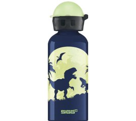 SIGG Kids Water Bottle Glow Moon Dinos thermos e recipiente isotermico 0,4 L Blu, Giallo