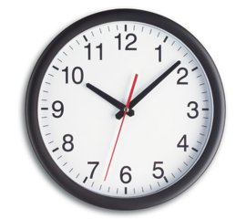 TFA-Dostmann 98.1077 orologio da parete e da tavolo Orologio al quarzo Rotondo Nero, Bianco