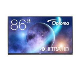 Optoma 5862RK+ lavagna interattiva 2,18 m (86") 3840 x 2160 Pixel Touch screen Nero
