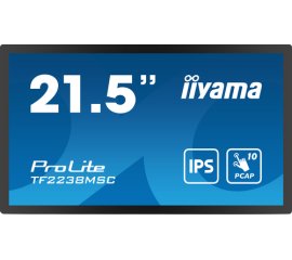 iiyama PROLITE Pannello A digitale 55,9 cm (22") LED 600 cd/m² Full HD Nero Touch screen