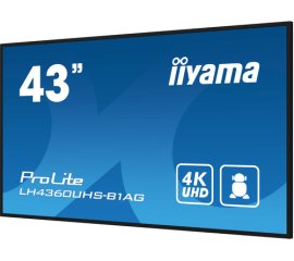 iiyama PROLITE Pannello A digitale 108 cm (42.5") LED Wi-Fi 500 cd/m² 4K Ultra HD Nero Processore integrato Android 11 24/7