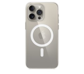 Apple Custodia MagSafe trasparente per iPhone 15 Pro Max