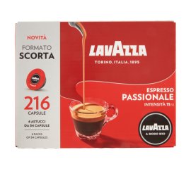 Lavazza A Modo Mio Espresso Passionale Capsule caffè Tostatura scura 216 pz