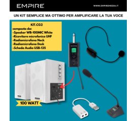 Empire Media KIT.CG2 sistema per microfono senza fili