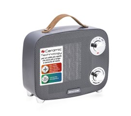 Macom Enjoy & Relax MINIMAX Interno Grigio 1500 W Riscaldatore ambiente elettrico con ventilatore