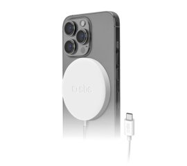 SBS Mag Smartphone Bianco USB Carica wireless Ricarica rapida Interno